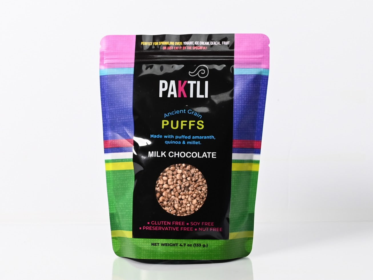 PAKTLI Milk Chocolate Alegria Crumbles