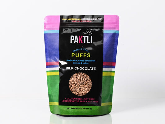 PAKTLI Milk Chocolate Alegria Crumbles