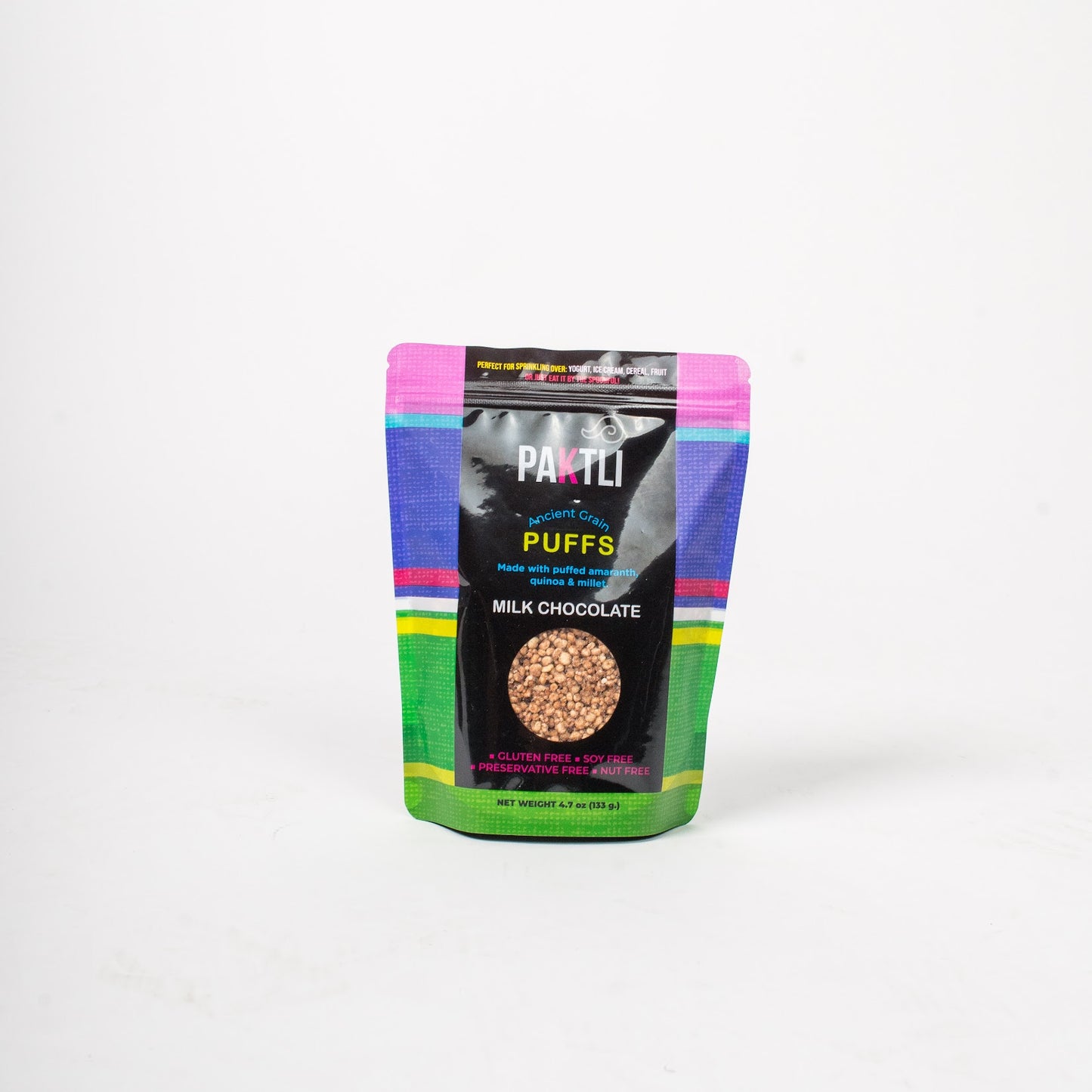 PAKTLI Milk Chocolate Alegria Crumbles